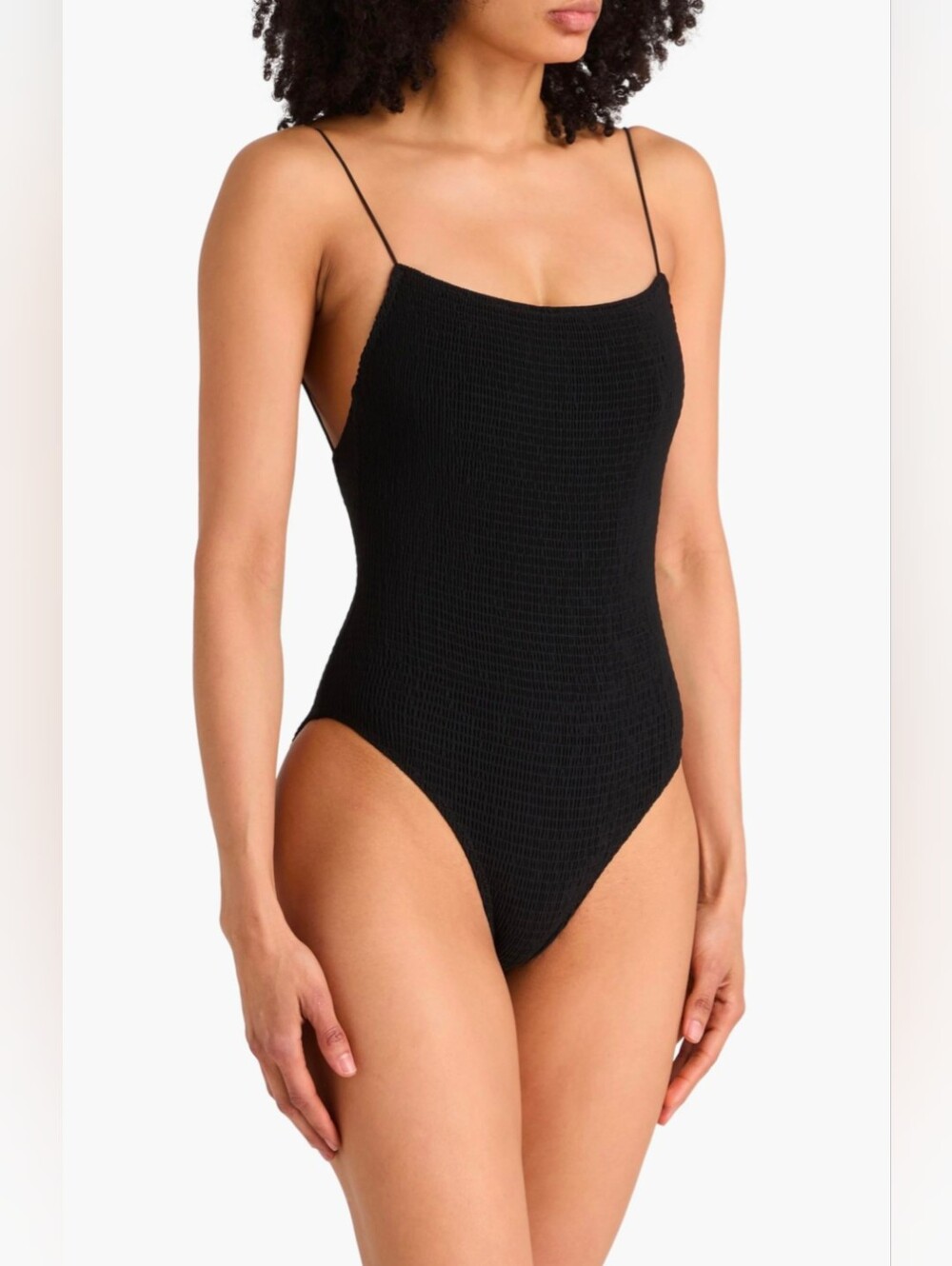 Toteme Smocked One-Piece Swimsuit - Size L